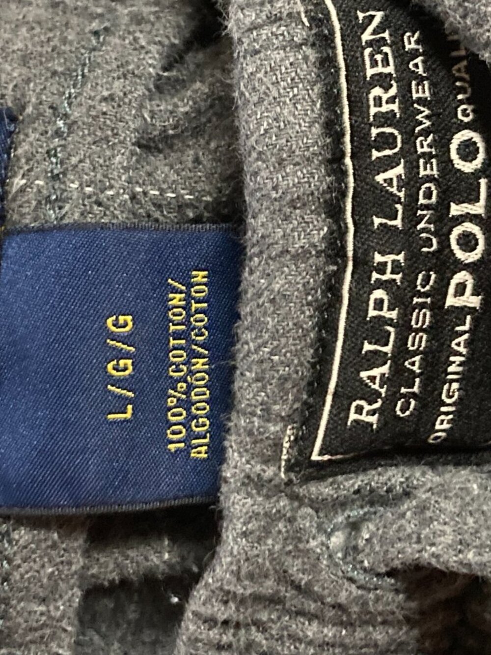 Polo Ralph Lauren Casual men's bottoms grey sze Large - Picture 4 of 4
